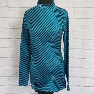 Under armour fitted cold long sleeve Mock shirt